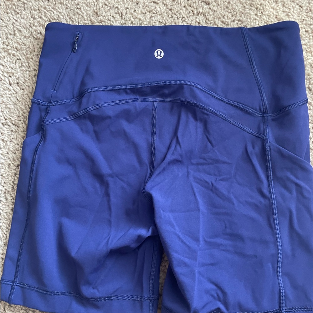 Lululemon Blue Biker shorts